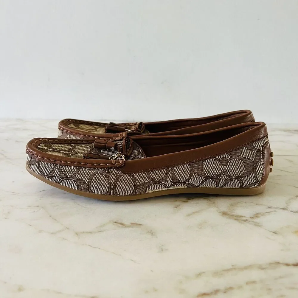Coach khaki saddle